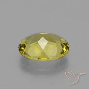 Apatita amarelo médio Natural 3.12ct, oval, VS
