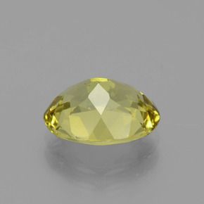 Apatita amarelo natural 3,80ct, corte oval, VVS-VS