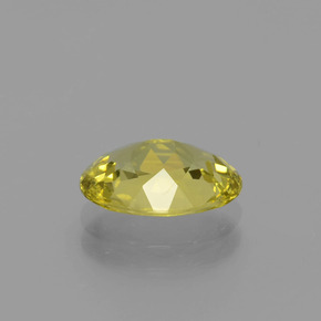 Apatita amarelo natural 1,80ct, corte oval, VS