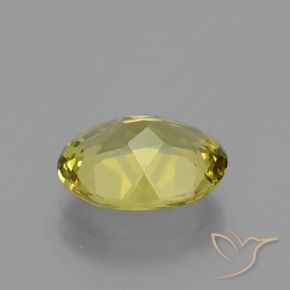 Apatita amarelo médio Natural 3.49ct, oval, VS