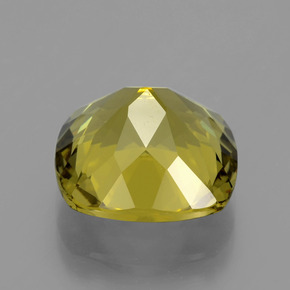 Apatita amarelo médio Natural 7.83ct, Almofada cortada, VS