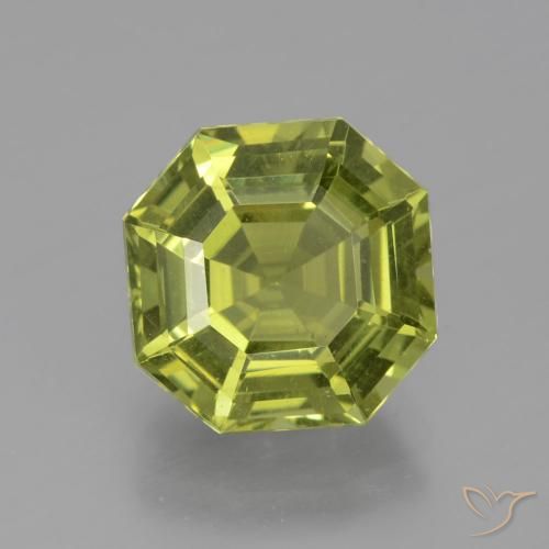 5.01ct Natural Medium Light Green Apatita, Corte Octógono / Esmeralda, VS, Photo A