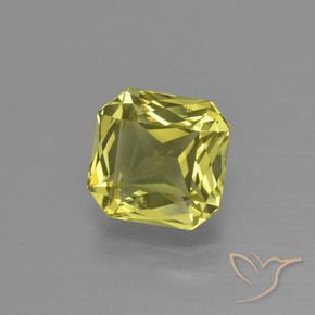 Apatita amarelo médio Natural 2.14ct, Corte Octógono / Esmeralda, VVS-VS