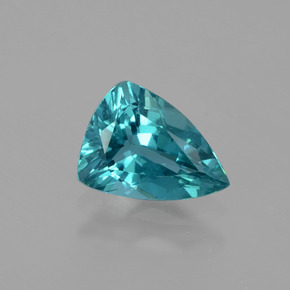 Apatita verde natural 0,95ct, trillion, VS