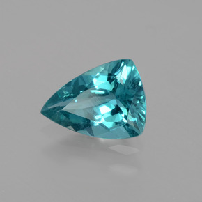Apatita verde natural 0,95ct, trillion, VS