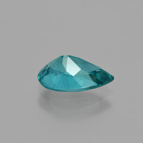 Apatita verde natural 1,26ct, formato de pêra, VS