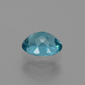 Apatita Azul esverdeado Natural 1.38ct, Corte Oval, VS