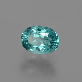 Apatita verde natural 1,35ct, corte oval, VS