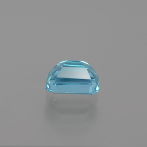 Apatita azul natural 1,10ct, corte esmeralda, VS