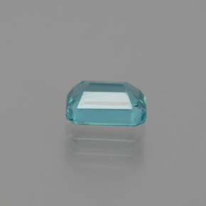 Apatita Azul esverdeado Natural 1.30ct, Corte Esmeralda, VS