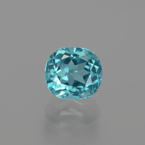 Apatita azul natural 1,37ct, corte oval, VS