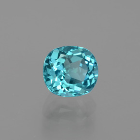 Apatita azul natural 1,37ct, corte oval, VS