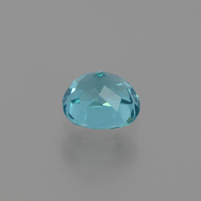 Apatita azul natural 1,37ct, corte oval, VS