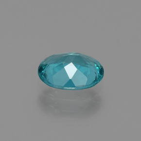 Apatita azul natural 1,40ct, corte oval, VS