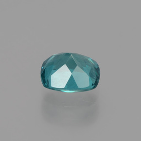 Apatita azul natural 1,25ct, almofada cortada, VS