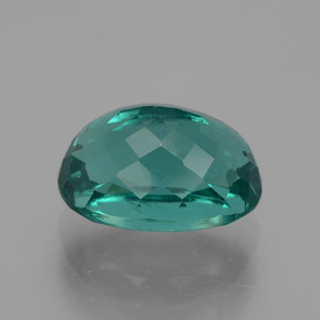 Apatita verde natural 6,56ct, corte oval, VS