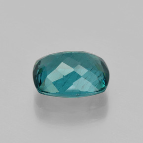 Apatita azul natural 1,92ct, almofada cortada, VS