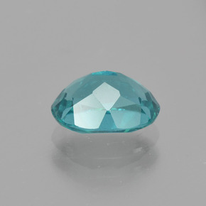 Apatita azul natural 1,38ct, corte oval, VS