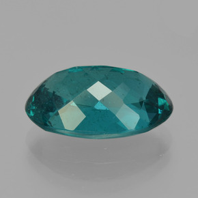 Apatita Azul esverdeado Natural 5.14ct, Corte Oval, VS