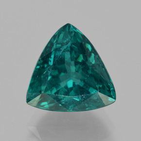 Apatita verde natural 5,57ct, trillion, VS