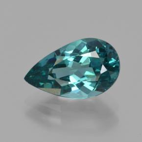 Apatita verde natural 3,17ct, formato de pêra, VS