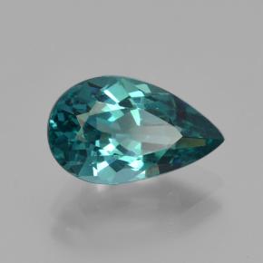 Apatita verde natural 3,17ct, formato de pêra, VS