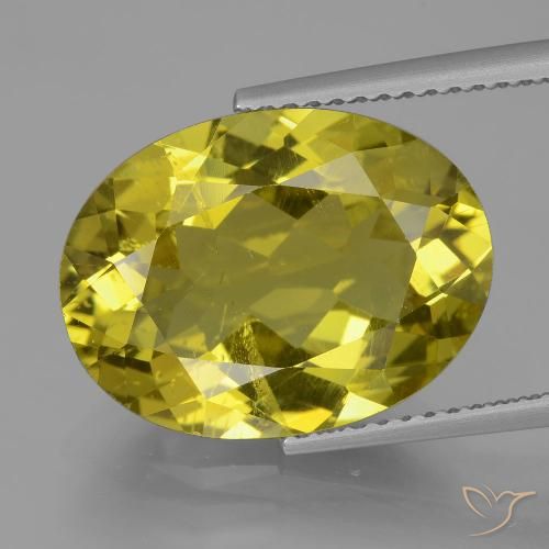 8.52ct Natural Amarelo escuro Apatita, oval, VS-SI