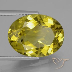 Apatita Amarelo escuro Natural 8.52ct, oval, VS-SI