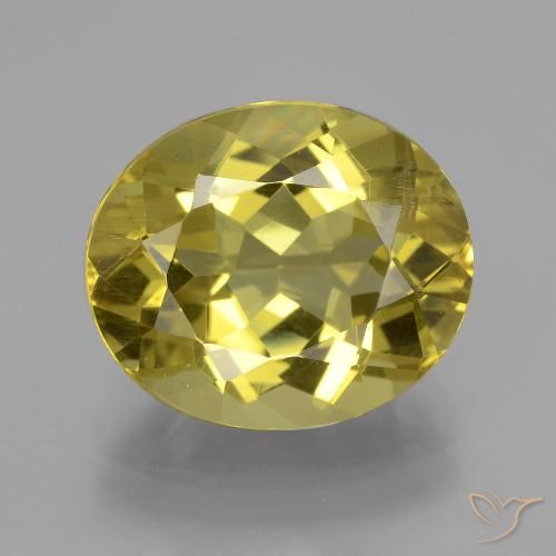 9.01ct Natural Amarelo acastanhado Apatita, oval, VS