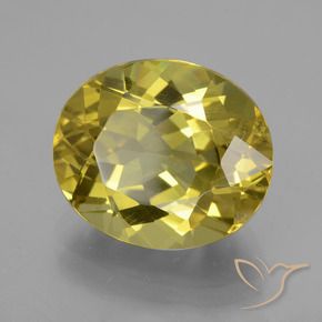 Apatita Amarelo acastanhado Natural 9.01ct, oval, VS