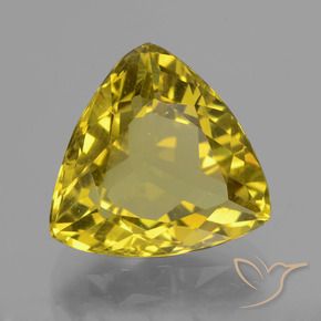 Apatita Outono Amarelo Natural 8.95ct, Trilhão, VS
