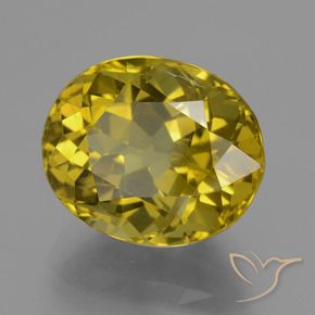 Apatita Amarelo Dijon Natural 14.93ct, oval, VS