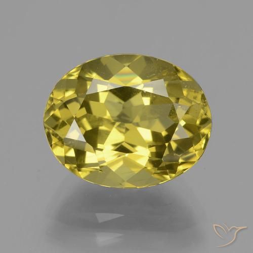 5.50ct Natural Amarelo acastanhado Apatita, oval, VS