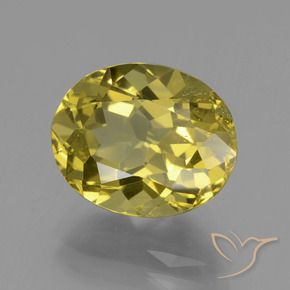 Apatita Amarelo acastanhado Natural 5.50ct, oval, VS