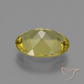 Apatita amarelo médio Natural 3.90ct, oval, VS