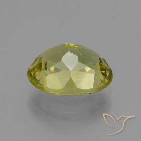 Apatita amarelo médio Natural 4.44ct, oval, VS
