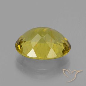 Apatita amarelo médio Natural 4.73ct, oval, VS