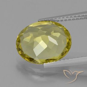 Apatita Amarelo escuro Natural 4.14ct, oval, VS