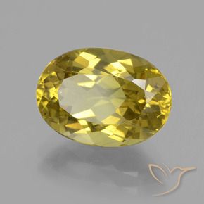 Apatita amarelo médio Natural 4.54ct, oval, VS