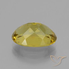 Apatita amarelo médio Natural 4.54ct, oval, VS