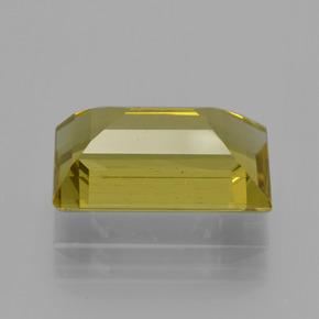 Apatita amarelo natural 6,07ct, baguete, VS