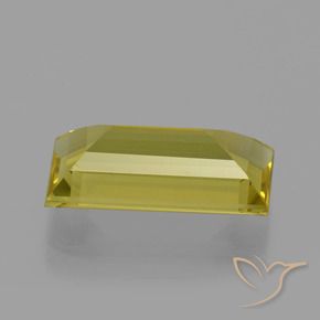 Apatita Amarelo acastanhado Natural 5.11ct, baguete, VS