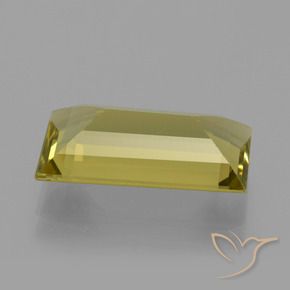 Apatita Amarelo escuro Natural 5.10ct, baguete, VS