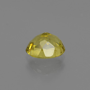 Apatita Amarelo acastanhado Natural 1.25ct, Corte Oval, VS