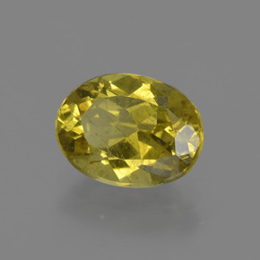 Apatita amarelo natural 2,17ct, corte oval, VS