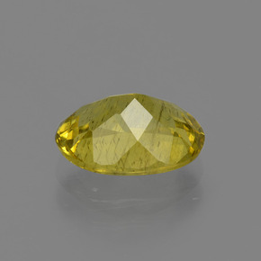 Apatita amarelo natural 2,17ct, corte oval, VS