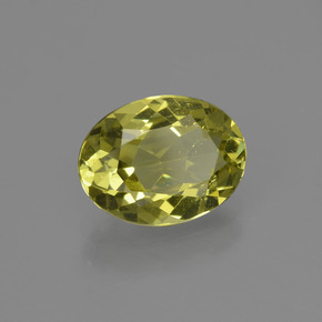 Apatita amarelo natural 2,28ct, corte oval, VS