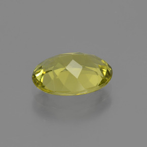 Apatita amarelo natural 2,28ct, corte oval, VS