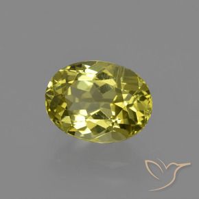 Apatita amarelo médio Natural 2.58ct, oval, VS