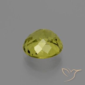 Apatita amarelo natural 2,65ct, corte redondo, VS